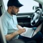 Student taking an online drivers ed course on a laptop in Ottawa Canada 85x85