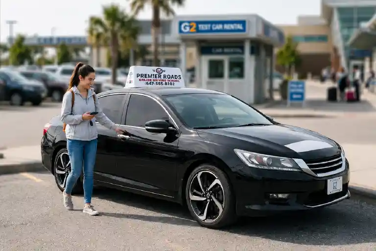 BDE Online Course + Road Test Car Rental G2