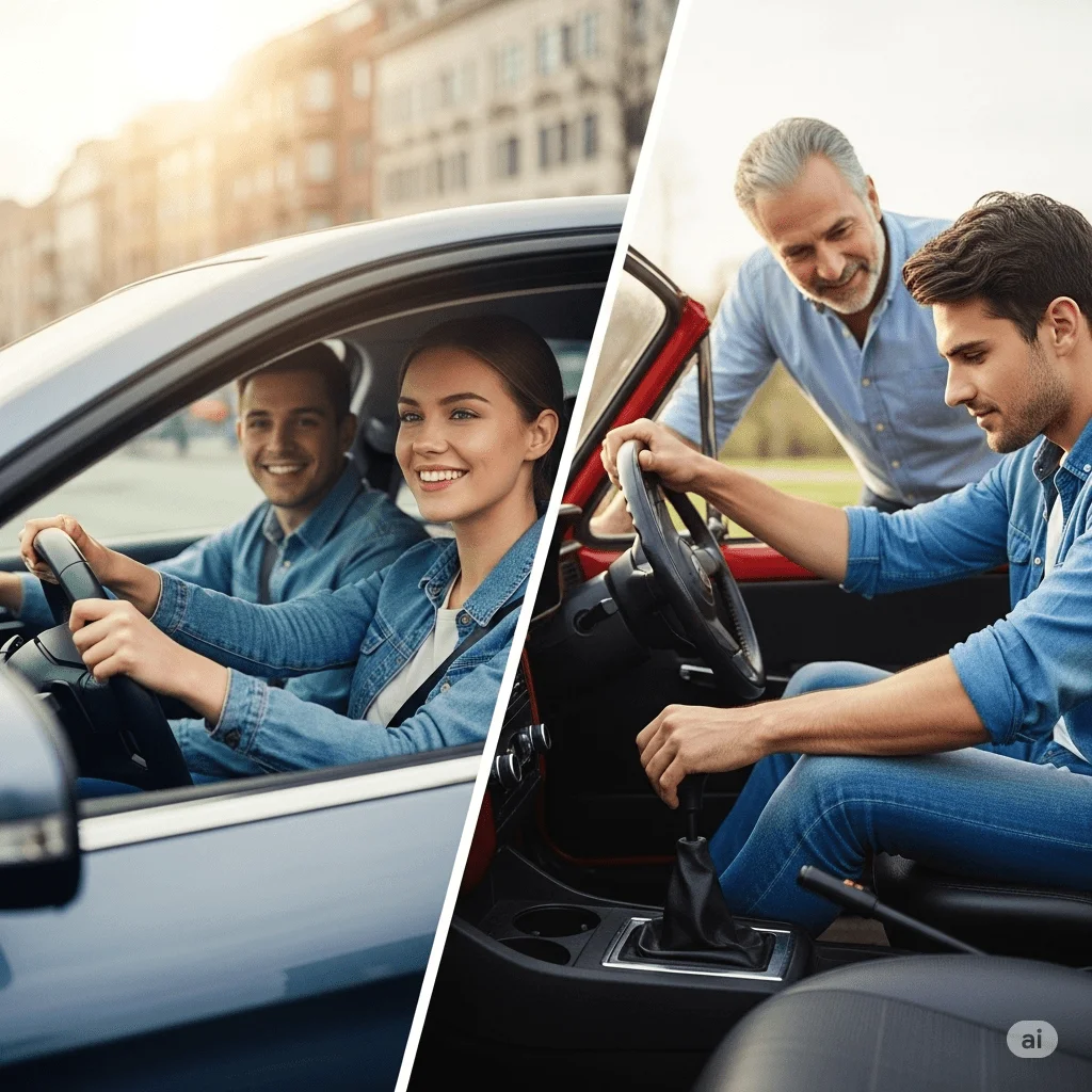 Automatic vs Manual Driving Lessons Ottawa